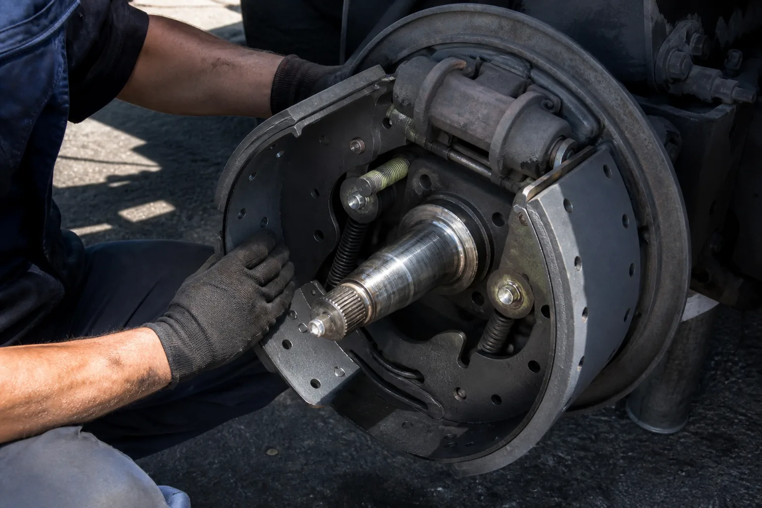 Brake shoe and pad replacement