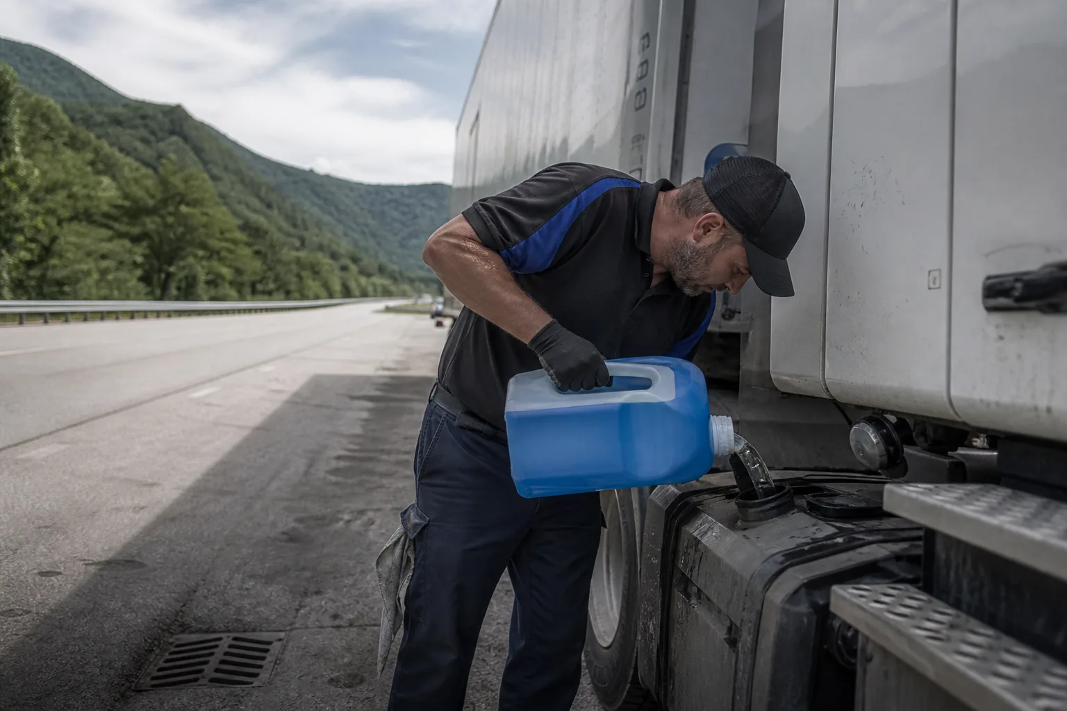 DEF delivery for commercial truck